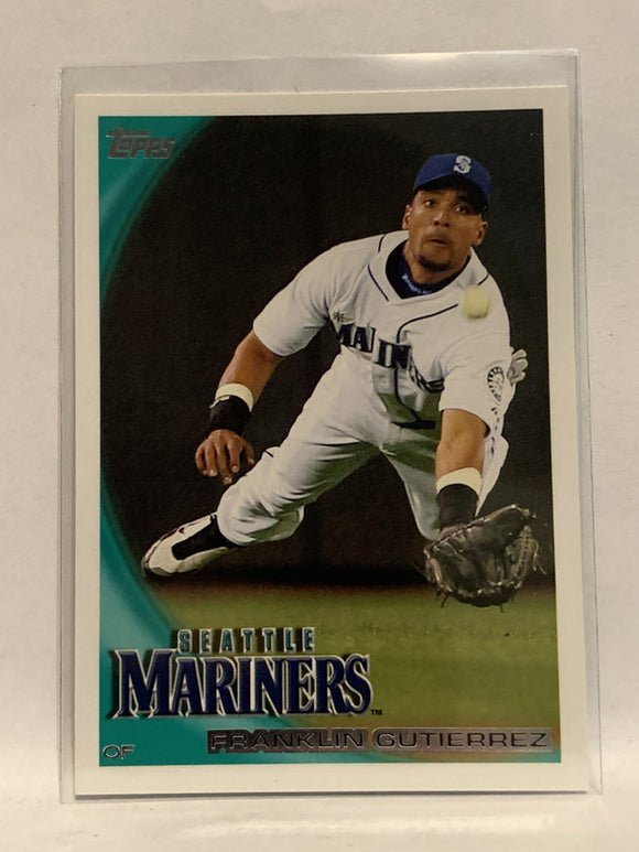 #616 Franklin Gutierrez Seattle Mariners 2010 Topps Baseball Card