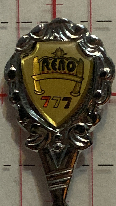 Reno Arizona Triple 7 Union Japan  Souvenir Spoon