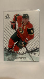 #107 Mikko Koivu Minnesota Wild 2011-12 SP Authentic Hockey Card