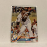 #22 Edinson Volquez Miami Marlins  Series 1 2018 Topps Baseball Card A1W