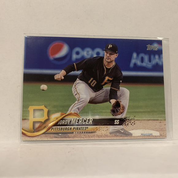 #23  Jordy Mercer Pittsburgh Pirates  Series 1 2018 Topps Baseball Card A1W