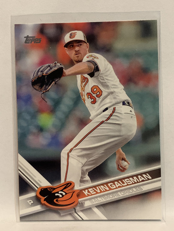 #345 Kevin Gausman Baltimore Orioles 2017 Topps Series One Baseball Card