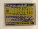 #554 Buddy Biancalana Kansas City Royals 1987 Topps Baseball Card