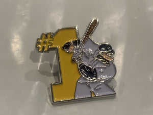 #1 Baseball Palyer Lapel Hat Pin CQ