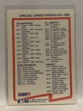 #660 Checklist Special Cards 1990 Fleer Baseball Card