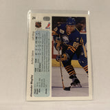 #24 Alexander Mogilny Buffalo Sabres   1990-91 Upper Deck Hockey  Card A1X