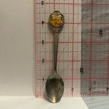 November Chrysanthimum Flower collectable Souvenir Spoon PB