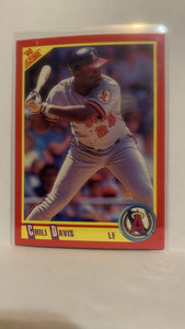 #326 Chili Davis Los Angeles Angels 1990 Score Baseball Card