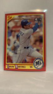 #324 Edgar Martinez Seattle Mariners 1990 Score Baseball Card