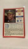 #321 Felix Jose Oakland Athletics 1990 Score Baseball Card