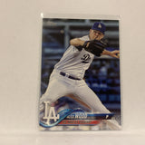 #65 Alex Wood Los Angeles Dodgers  Series 1 2018 Topps Baseball Card A2A