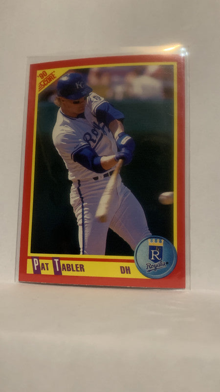 #242 Pat Tabler Kansas City Royals 1990 Score Baseball Card