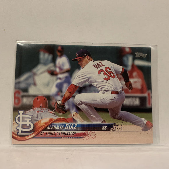 #67 Aledmys Diaz St Louis Carinals  Series 1 2018 Topps Baseball Card A2A