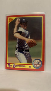 #294 Lee Guetterman New York Yankees 1990 Score Baseball Card