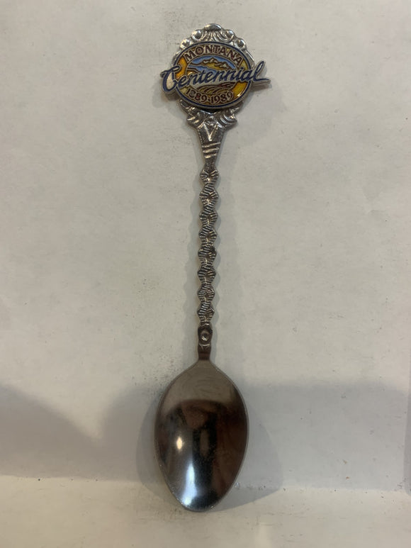 Montana Centennial 1889 1989 Souvenir Spoon