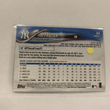 #84 Todd Frazier New York Yankees  Series 1 2018 Topps Baseball Card A2A