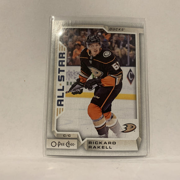 #332 Rikard Rakell Anaheim Ducks All Star  2018-19 O-Pee-Chee Hockey Card A2B