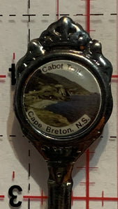 Cabot Trail Cape Breton Nova Scotia  Silverplated Souvenir Spoon