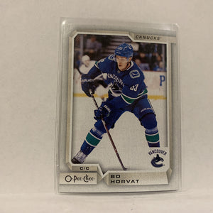 #469 Bo Horvat Vancouver Canucks   2018-19 O-Pee-Chee Hockey Card A2C