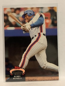 #780 Bobby Bonilla New York Mets 1992 Topps Stadium Club Baseball Card