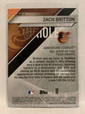 #RLY-1  Zach Britton Releiver of the Year Baltimore Orioles 2017 Topps Series One Baseball Card