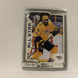 #23 P.K. Subban Nashville Predators All Star  2018-19 O-Pee-Chee Hockey Card A2D