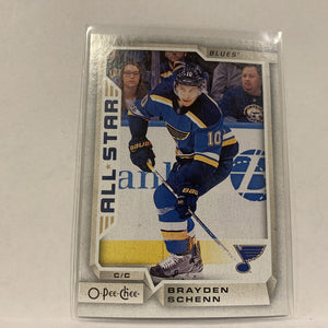 #41 Brayden Shenn St Louis Blues All Star  2018-19 O-Pee-Chee Hockey Card A2D