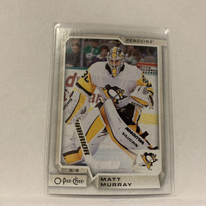 #45 Matt Murray Pittsburgh Penguins   2018-19 O-Pee-Chee Hockey Card A2D