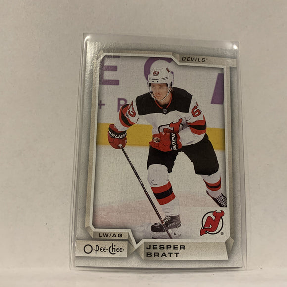 #98 Jesper Bratt New Jersey devils   2018-19 O-Pee-Chee Hockey Card A2D