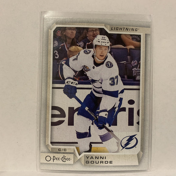 #204 Yanni Gourde Tampa Bay Lightning   2018-19 O-Pee-Chee Hockey Card A2E