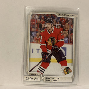 #209 Patrick Sharp Chicago Blackhawks   2018-19 O-Pee-Chee Hockey Card A2E