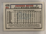 #428 Dennis Boyd Texas Rangers 1992 Topps Baseball Card