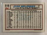 #518 Jose Melendez San Diego Padres 1992 Topps Baseball Card