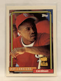 #292 Ray Lankford All Star Rookie St Louis Cardinals 1992 Topps Baseball Card