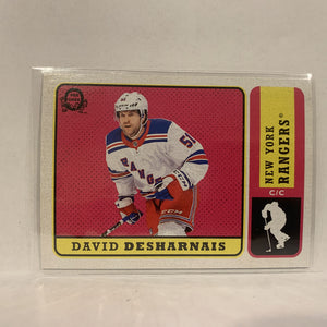 #251 David Desharnais New York Rangers   2018-19 O-Pee-Chee Hockey Card A2E