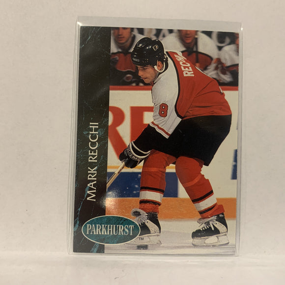 #130 Mark Recchi Philadelphia Flyers   1993-94 Parkhurst Hockey Card A2E