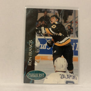 #141 Ron Francis Pittsburgh Penguins   1993-94 Parkhurst Hockey Card A2E