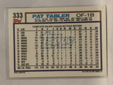 #333 Pat Tabler Toronto Blue Jays 1992 Topps Baseball Card