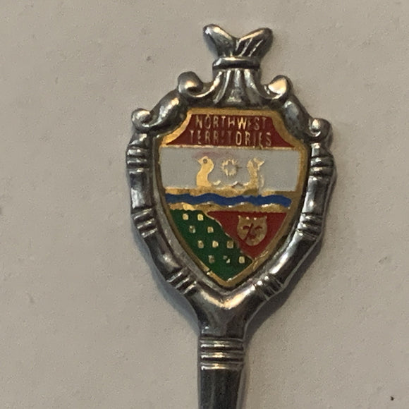 Fort Simpson Northwest Territories Crest Emblem collectable Souvenir Spoon PF