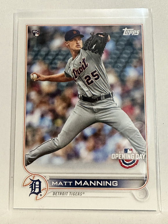 Detroit Tigers 2022 Topps Opening Day #OD-2 Card