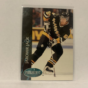 #135 Jaromir Jagr Pittsburgh Penguins   1993-94 Parkhurst Hockey Card A2F