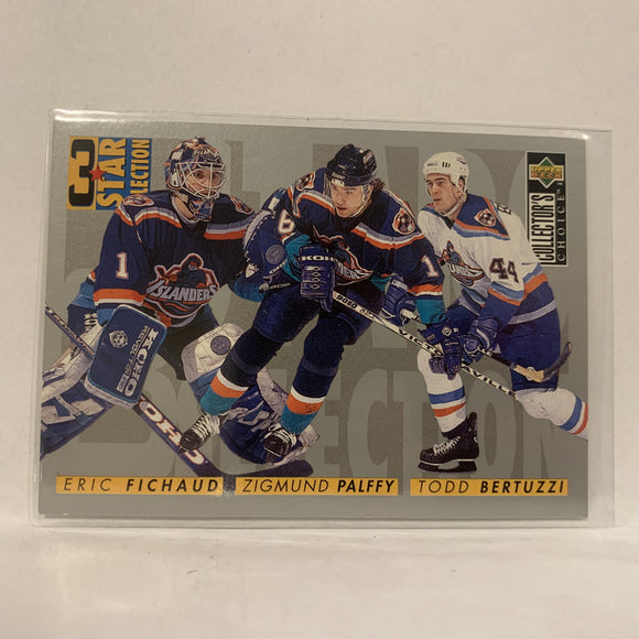 #323 Todd Bertuzzi New York Islanders  3 Star Selection 1996-97 UD Collectors Choice Hockey Card A2G