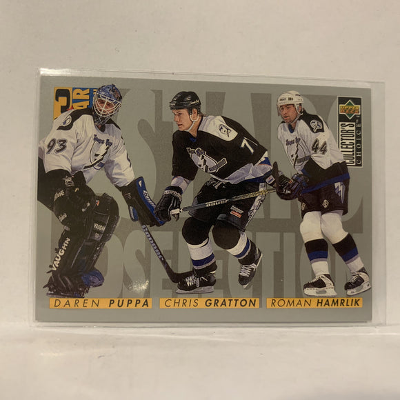 #331 Roman Hamrlik Tampa Bay Lightning  3 Star Selection 1996-97 UD Collectors Choice Hockey Card A2G