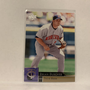 #742 Brian Busher Minnesota Twins Series 2  2009 Upper Deck Baseball Card A2H