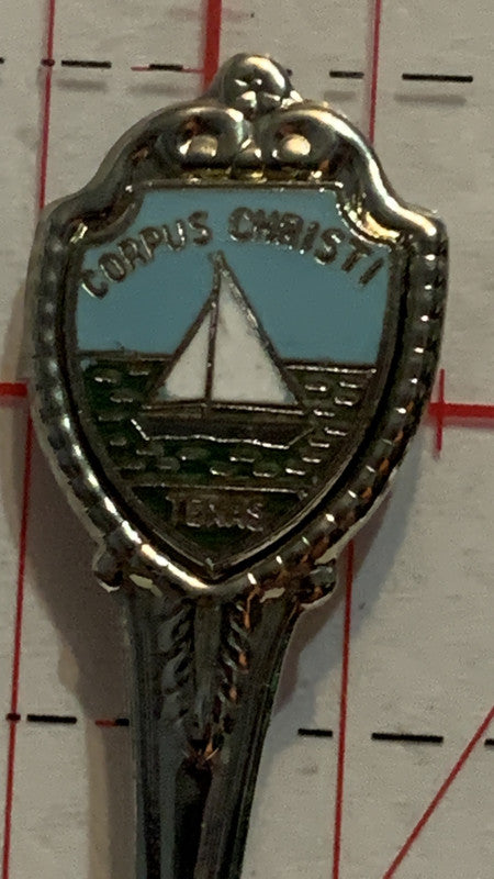 Corpus Christi Texas Sail Boat   Souvenir Spoon
