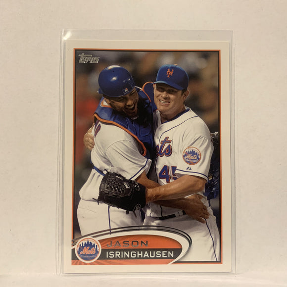 #323 Jason Isringhausen New York Mets   2012 Topps Baseball Card A2I