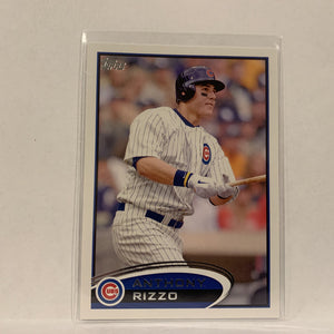 #334 Anthony Rizzo Chicago Cubs   2012 Topps Baseball Card A2I