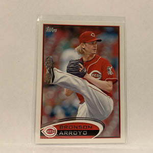 #403 Bronson Arroyo Cincinnati Reds   2012 Topps Baseball Card A2I