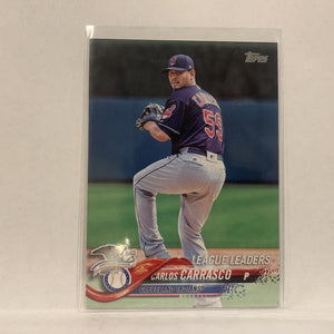 #78 Carlos Carrasco Cleveland Indians Series 1  2018 Topps Baseball Card A2I