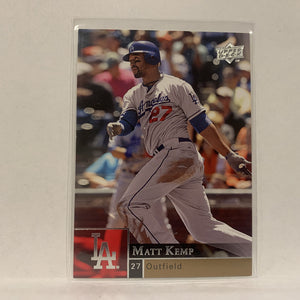 #711 Matt Kemp Los Angeles Dodgers Series 2  2009 Upper Deck Baseball Card A2I